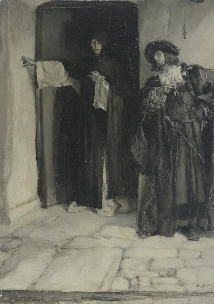 Il Duca e Frate Tommaso, da Misura per Misura - Yale University Art Gallery, New Haven